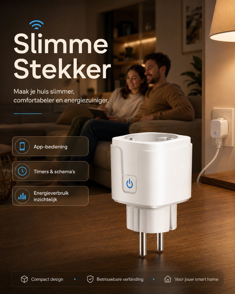 Slimme stekker in gebruik